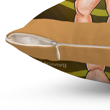 Nice & Naughty Power Ranger White / Spun Polyester Square Pillow